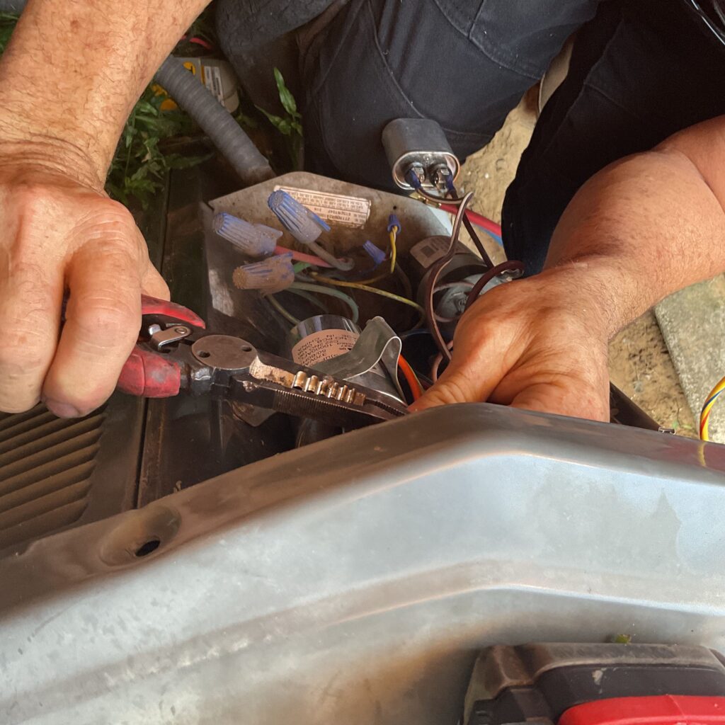 Furnace Installation, fixing loose wiring